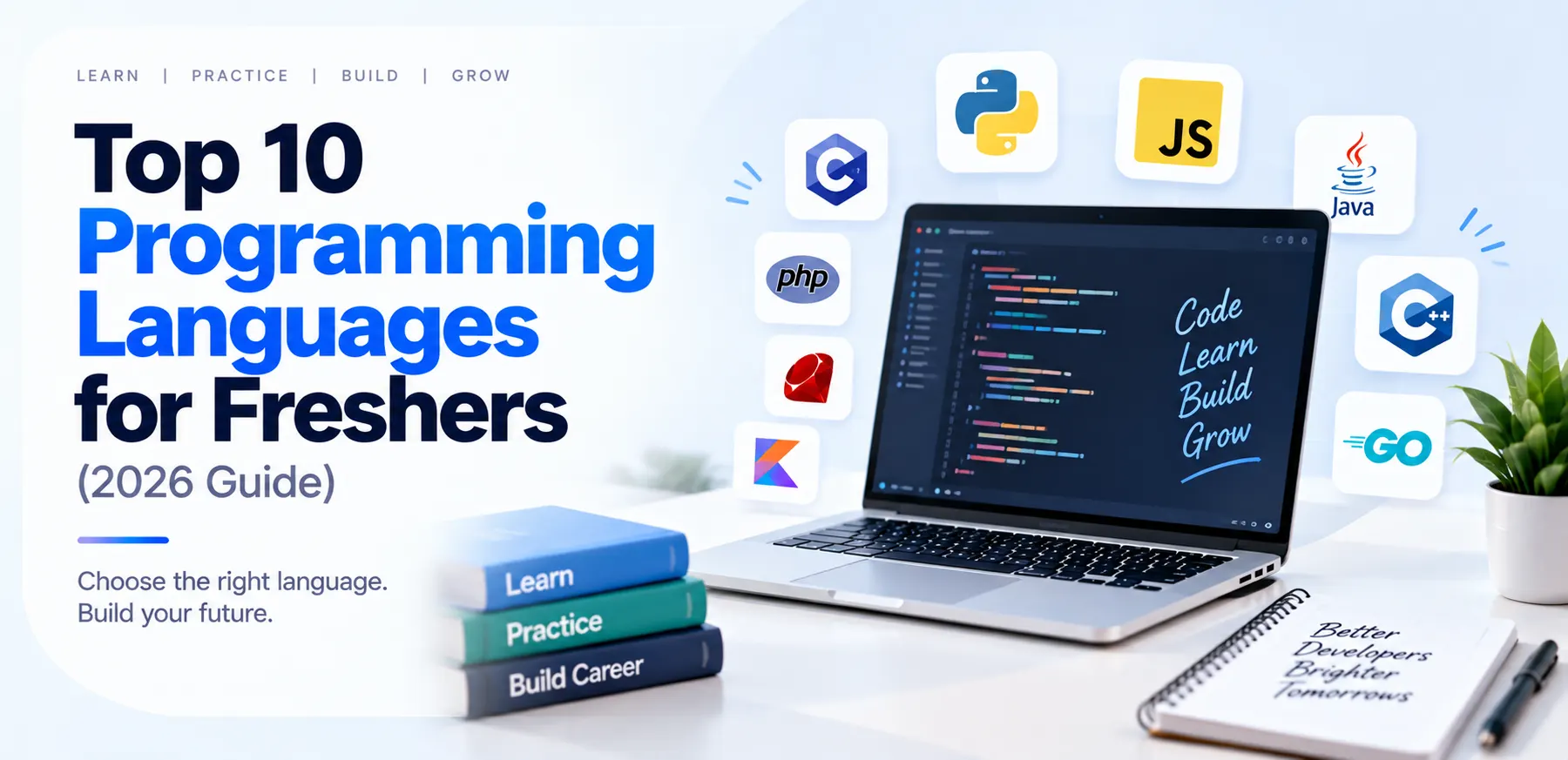 Top 10 Programming Languages for Freshers (2026 Guide)