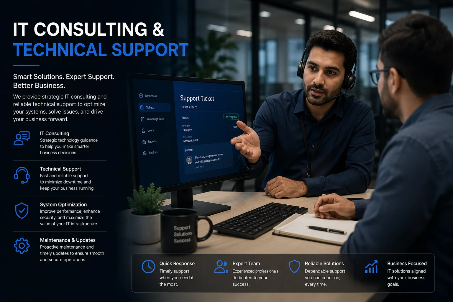 IT Consulting and Technical Support Services That Keep Your Business Running Smoothly